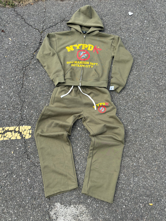 NYPDK Zip Up Set (Green)