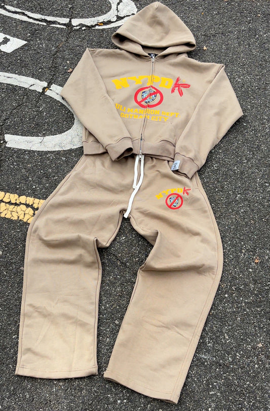 NYPDK Zip-Up Set (Khaki)